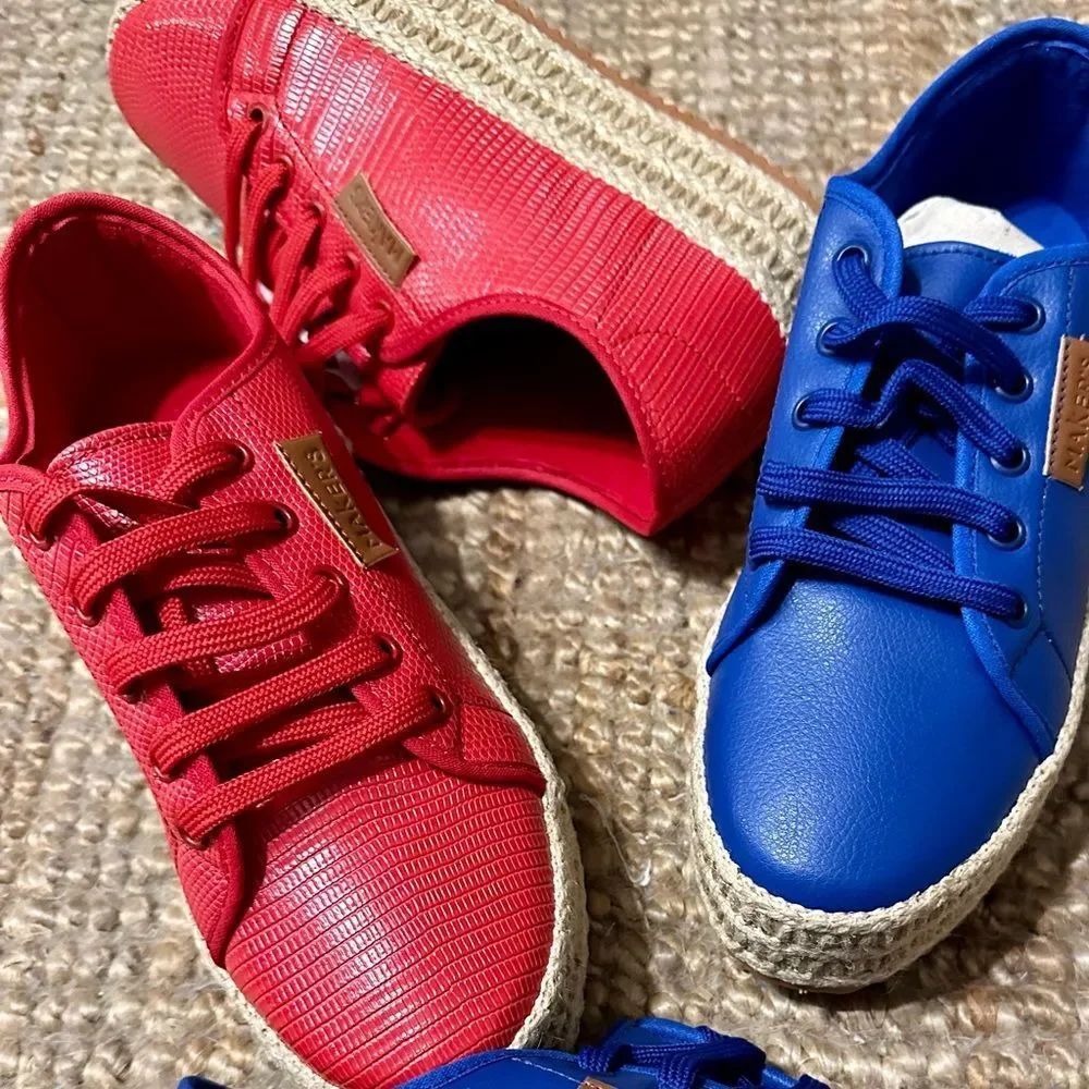 Red Espadrilles Sneakers